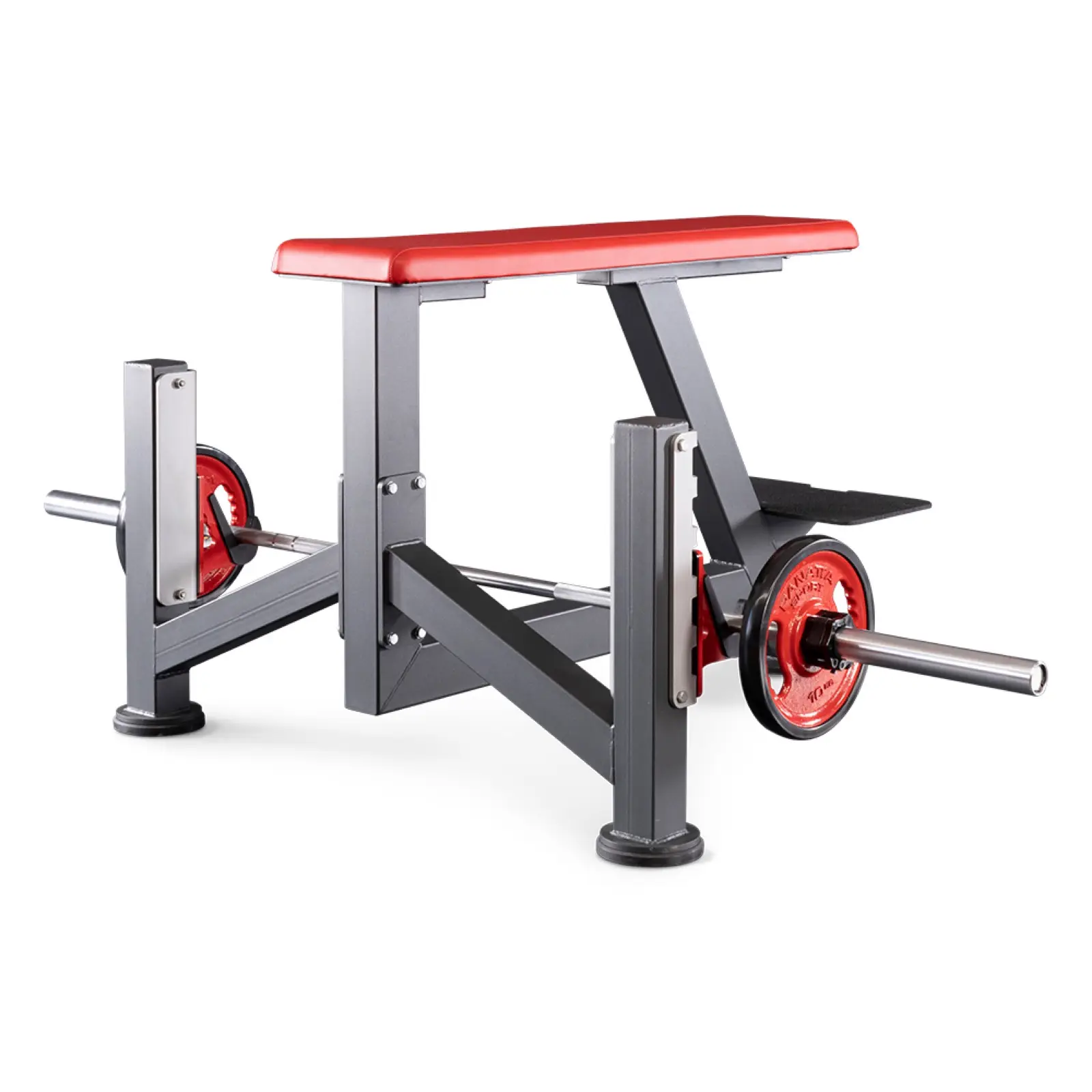 Panatta plate-loaded signature machine — close-up