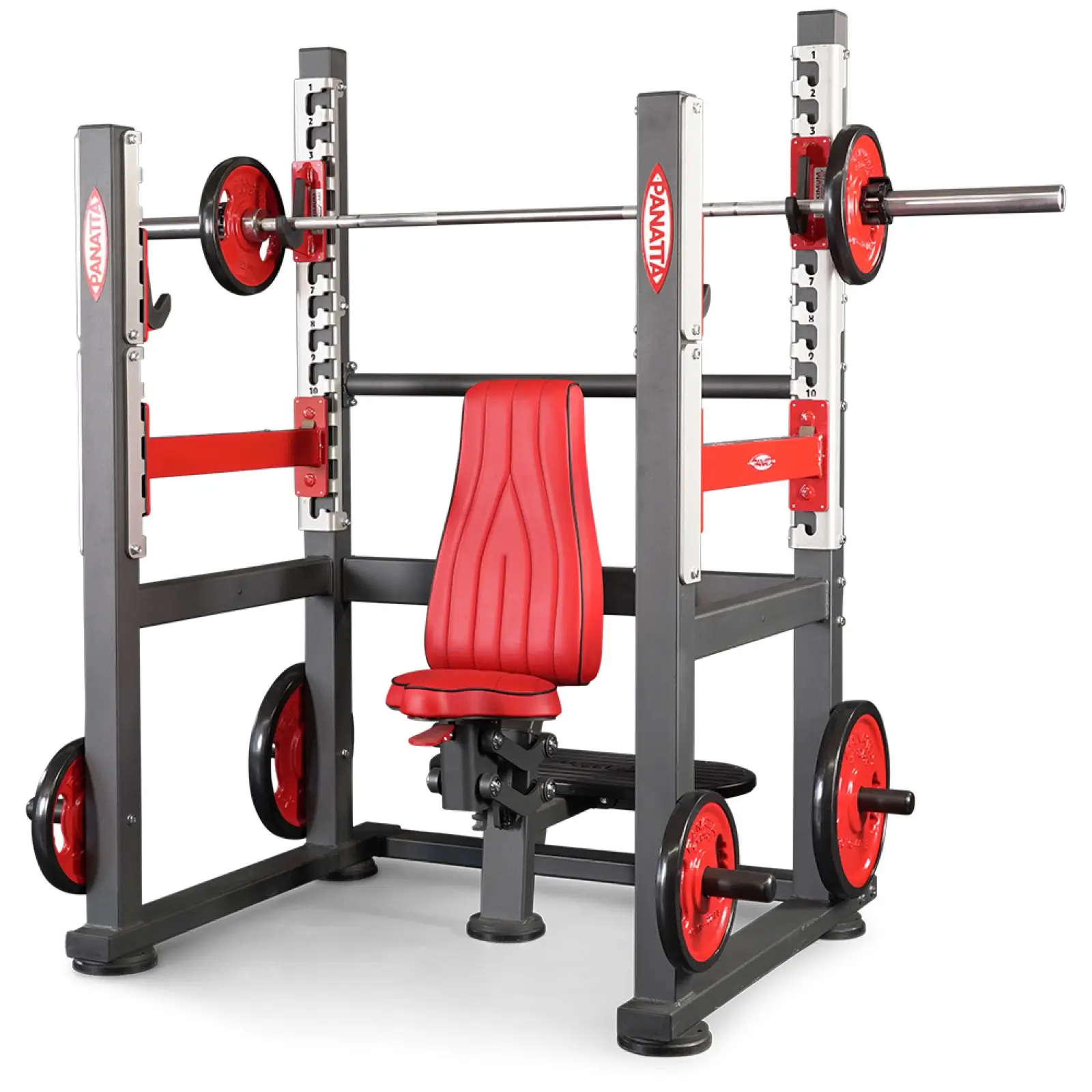 Panatta selectorized stack machine — close-up